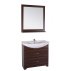 Комплект мебели для ванной ASB-Woodline Берта 85 массив ясеня-small