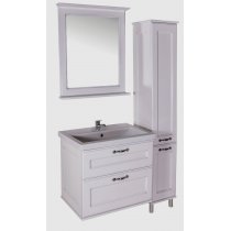 Комплект мебели для ванной ASB-Woodline Прато 70 массив ясеня