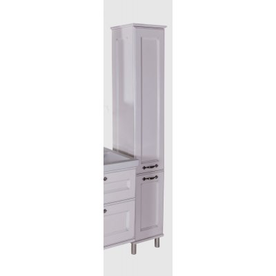 Шкаф-Пенал для ванной комнаты ASB-Woodline Прато 32 массив ясеня