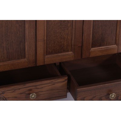 Комплект мебели для ванной ASB-Woodline Салерно 80 массив ясеня-1