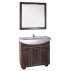 Комплект мебели для ванной ASB-Woodline Бергамо 85 массив ясеня--small-1