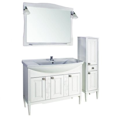 Зеркало для ванной ASB-Woodline Модена 105 массив ясеня-2