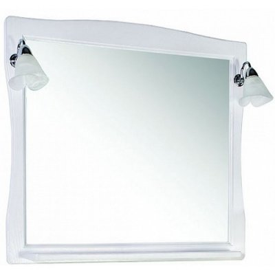 Зеркало для ванной ASB-Woodline Модена 105 массив ясеня