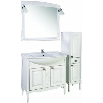 Зеркало для ванной ASB-Woodline Модена 85 массив ясеня-3