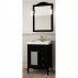 Комплект мебели для ванной ASB-Woodline Флоренция Квадро 60 массив ясеня--small-4
