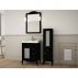 Комплект мебели для ванной ASB-Woodline Флоренция Квадро 60 массив ясеня--small-1