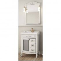 Комплект мебели для ванной ASB-Woodline Флоренция Квадро 60 массив ясеня Комплект мебели для ванной ASB-Woodline Флоренция Квадро 60 массив ясеня