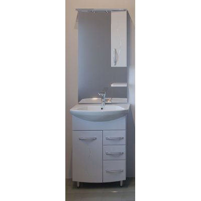 Комплект мебели для ванной АСБ-мебель Грета 60 напольная с дверцей