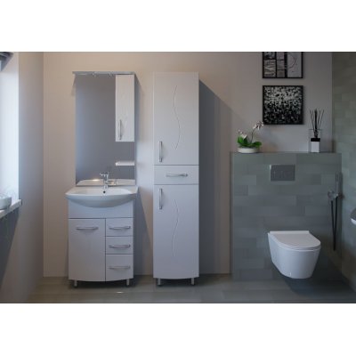 Комплект мебели для ванной АСБ-мебель Грета 60 напольная с дверцей-1