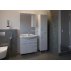 Комплект мебели для ванной АСБ-мебель Грета 80 напольный с дверцами--small-1