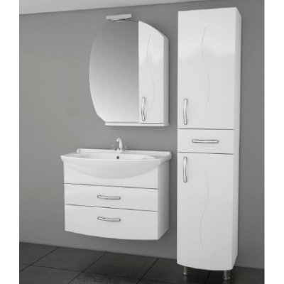 Зеркало-шкаф для ванной АСБ-мебель Грета 60-1