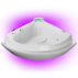 Акриловая ванна Акватика Ультра 3D 173x173x79-small