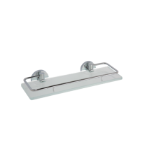 Полочка стеклянная с рельсами BEMETA OMEGA 104102202 300 мм Полочка стеклянная с рельсами BEMETA OMEGA 104102202 300 мм