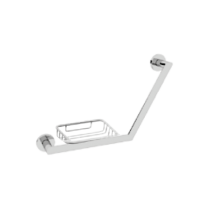 Поручень изогнутый с мыльницей BEMETA OMEGA 104307631 400 мм Поручень изогнутый с мыльницей BEMETA OMEGA 104307631 400 мм