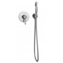 Смеситель с гигиеническим набором Bennberg 18KR717 Хром с белым кристалом Смеситель с гигиеническим набором Bennberg 18KR717 Хром с белым кристалом