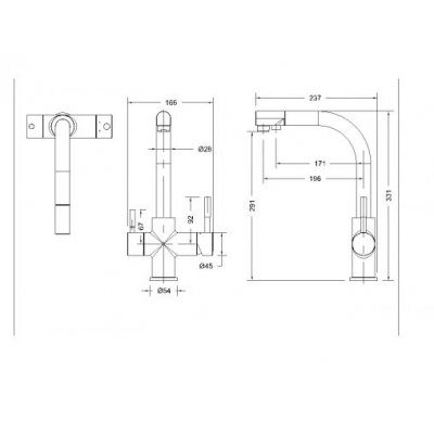 Смеситель Bravat Palace F729261CP-RUS для кухни-1