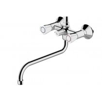 Смеситель Bravat Duo F6133186CP-LB-RUS универсальный Смеситель Bravat Duo F6133186CP-LB-RUS универсальный