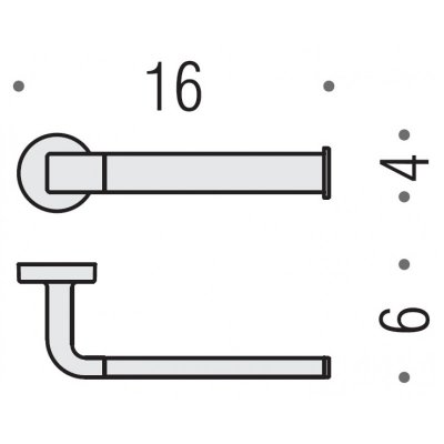 Держатель туалетной бумаги Colombo Design Nordic B5208-1