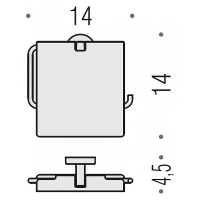 Держатель туалетной бумаги Colombo Design Nordic B5291-1