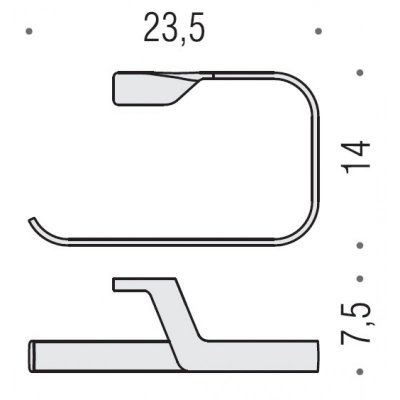 Полотенцедержатель Colombo Design Alize B2531-1