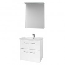 Комплект мебели для ванной Dreja Big Inn 60 S белый глянец Комплект мебели для ванной Dreja Big Inn 60 S белый глянец