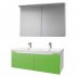 Комплект мебели для ванной Dreja Color 125 2 ящика--small-3