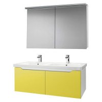 Комплект мебели для ванной Dreja Color 125 2 ящика