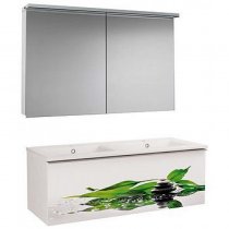 Комплект мебели для ванной Dreja Image 120 бамбук Комплект мебели для ванной Dreja Image 120 бамбук