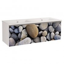 Тумба с раковиной для ванной Dreja Image 120 камень