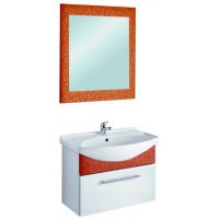 Комплект мебели для ванной Dreja Ornament 75