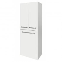 Шкаф-Пенал для ванной комнаты Dreja Q Max 50 S с корзиной