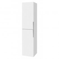 Шкаф-Пенал для ванной комнаты Dreja Tower 35 белый глянец