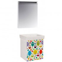 Комплект мебели для ванной Dreja Vision 55 совы Комплект мебели для ванной Dreja Vision 55 совы
