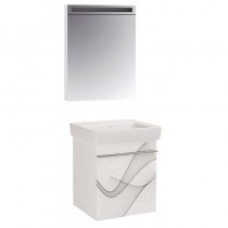 Комплект мебели для ванной Dreja Vision 55 волна