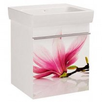 Тумба с раковиной для ванной Dreja Vision 55 орхидея Тумба с раковиной для ванной Dreja Vision 55 орхидея