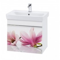 Тумба с раковиной для ванной Dreja Vision 60 орхидея