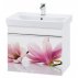 Тумба с раковиной для ванной Dreja Vision 70 орхидея-small