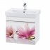 Тумба с раковиной для ванной Dreja Vision 80 орхидея-small