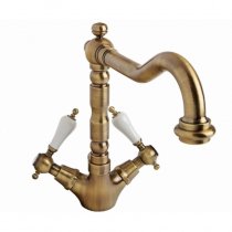 Смеситель для раковины двухрычажный Effepi ARTEX 6031 Бронза