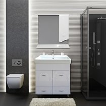 Комплект мебели для ванной Ferrara Квадро 70 (2 ящика) Комплект мебели для ванной Ferrara Квадро 70 (2 ящика)