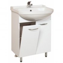 Тумба с раковиной для ванной Onika Классик 55.17 с бельевой корзиной Тумба с раковиной для ванной Onika Классик 55.17 с бельевой корзиной