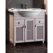 Тумба с раковиной Opadiris Тибет 80 беленый бук