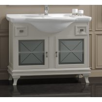 Тумба с раковиной Opadiris Борджи 105 слоновая кость