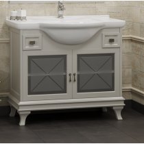 Тумба с раковиной Opadiris Борджи 95 слоновая кость