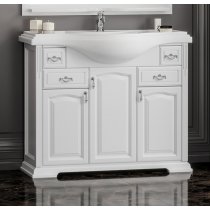 Тумба с раковиной Opadiris Риспекто 105 белый матовый