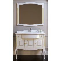 Комплект мебели для ванной Opadiris Лаура 120 белая с патиной Комплект мебели для ванной Opadiris Лаура 120 белая с патиной