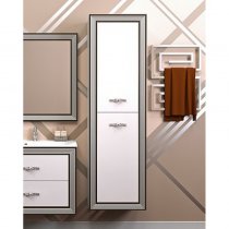 Шкаф-Пенал для ванной комнаты Opadiris Карат R серебряная патина Шкаф-Пенал для ванной комнаты Opadiris Карат R серебряная патина