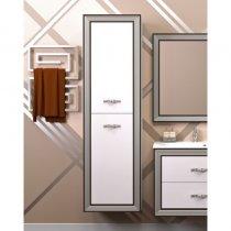 Шкаф-Пенал для ванной комнаты Opadiris Карат L серебряная патина Шкаф-Пенал для ванной комнаты Opadiris Карат L серебряная патина