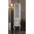 Шкаф-Пенал для ванной комнаты Opadiris Лаура 44 L белый золотая патина-small