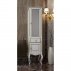 Шкаф-Пенал для ванной комнаты Opadiris Лаура 44 R белый золотая патина-small